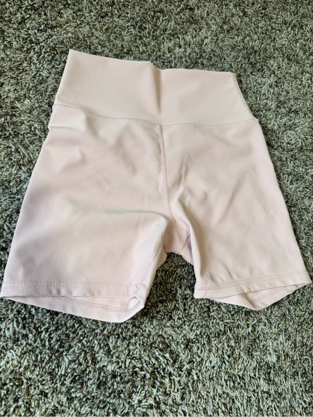 Wilo High-Waist Light Pink Women's Bike Shorts